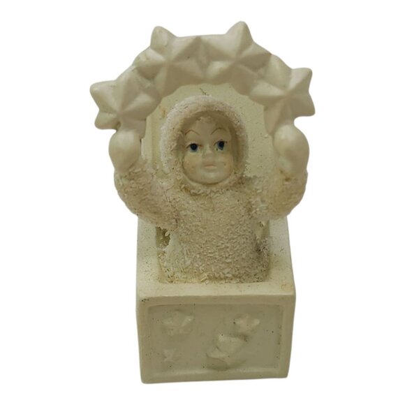 Set Of 5 Snowbabies Miniatures Handpainted Pewter Figurines Holiday Plus 1 Extra - Picture 8 of 16